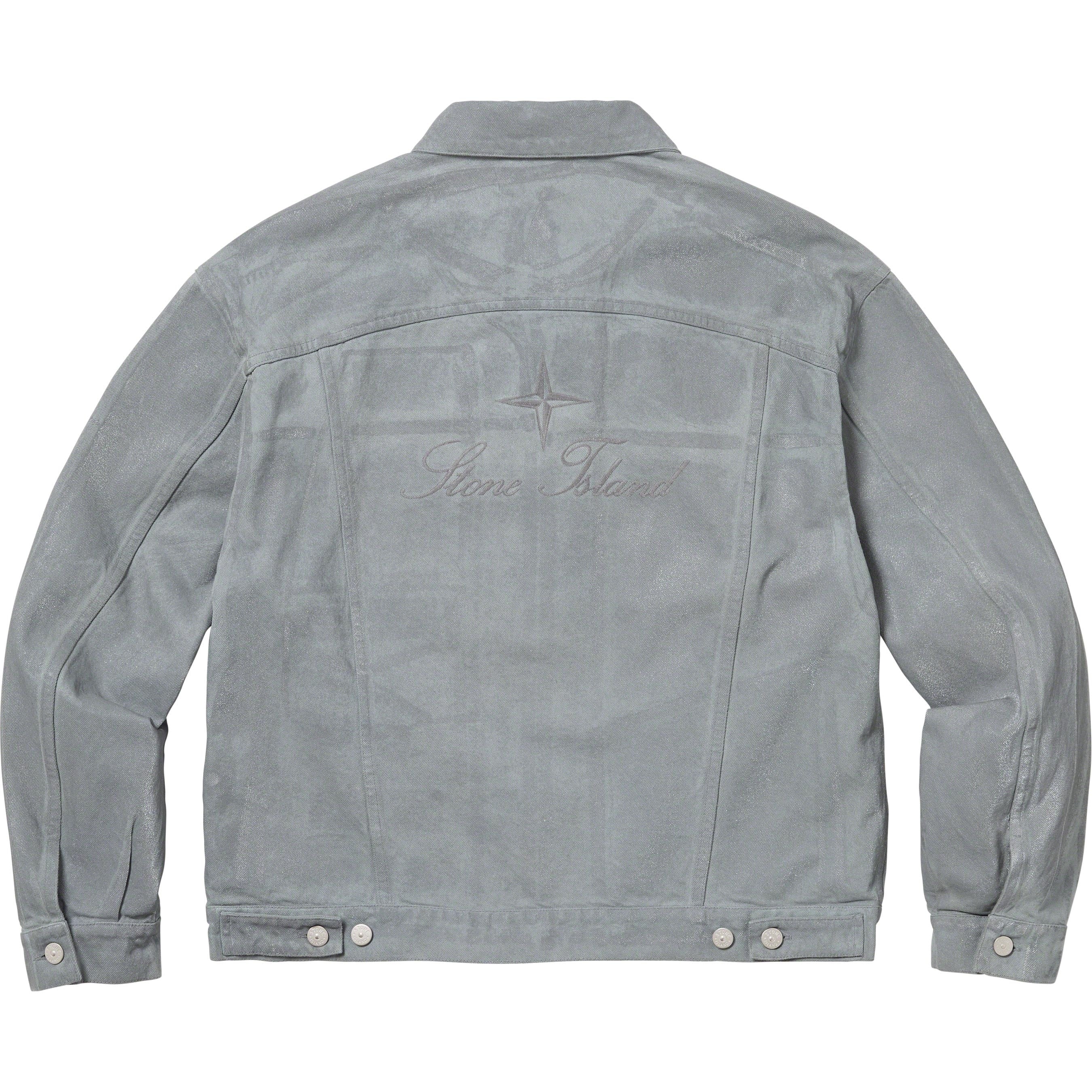 Supreme®/Stone Island® Denim Trucker Jacket view 3